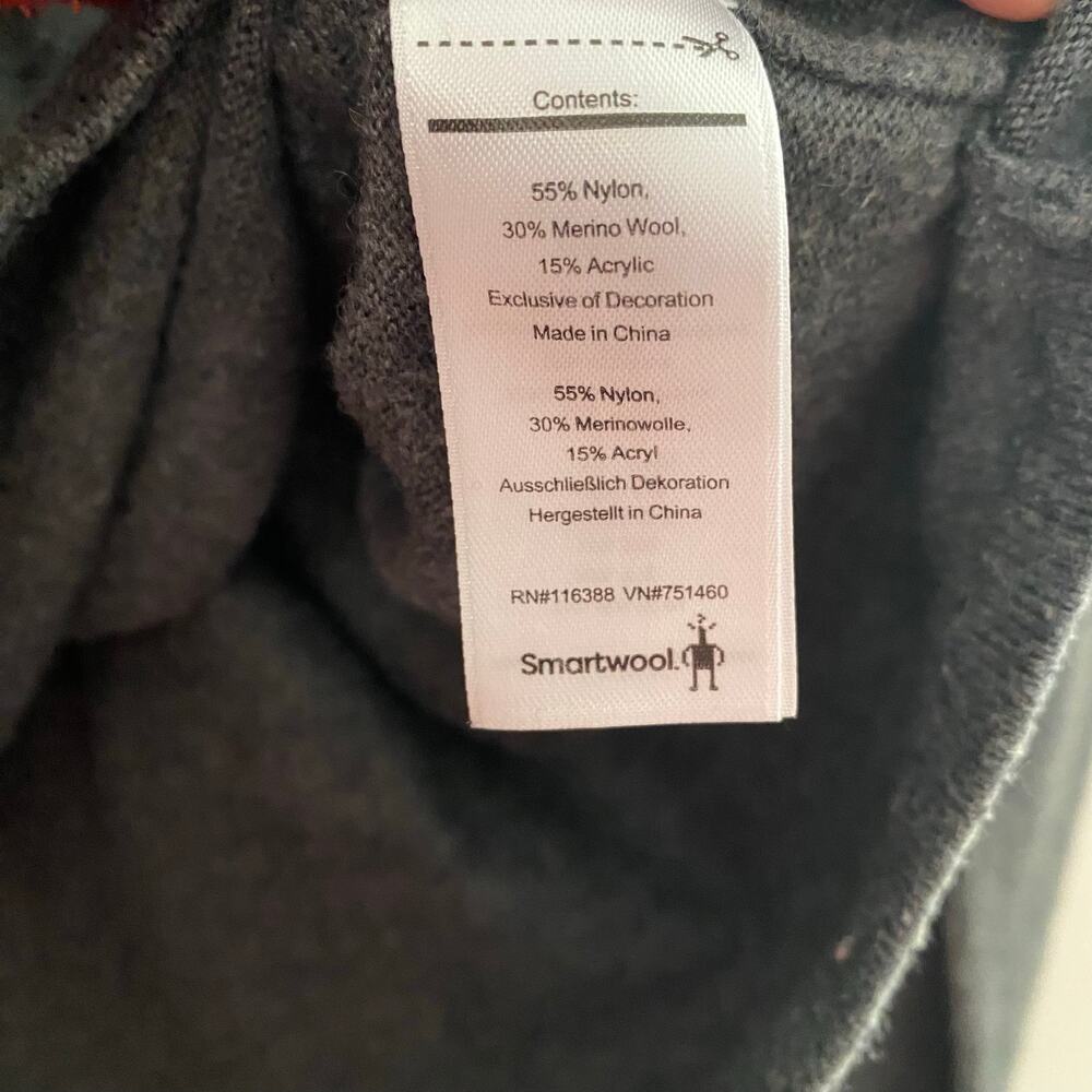 Smartwool The Shadow Pine Merino Wool Color Block Knit Sweater Womens Size Small - Picture 6 of 9